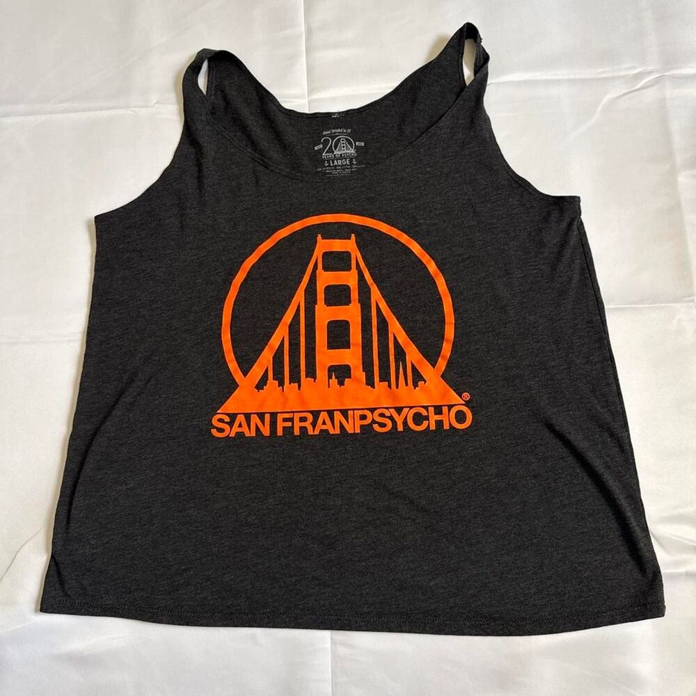 SanFranPsycho Women's Grey and Black Vest
